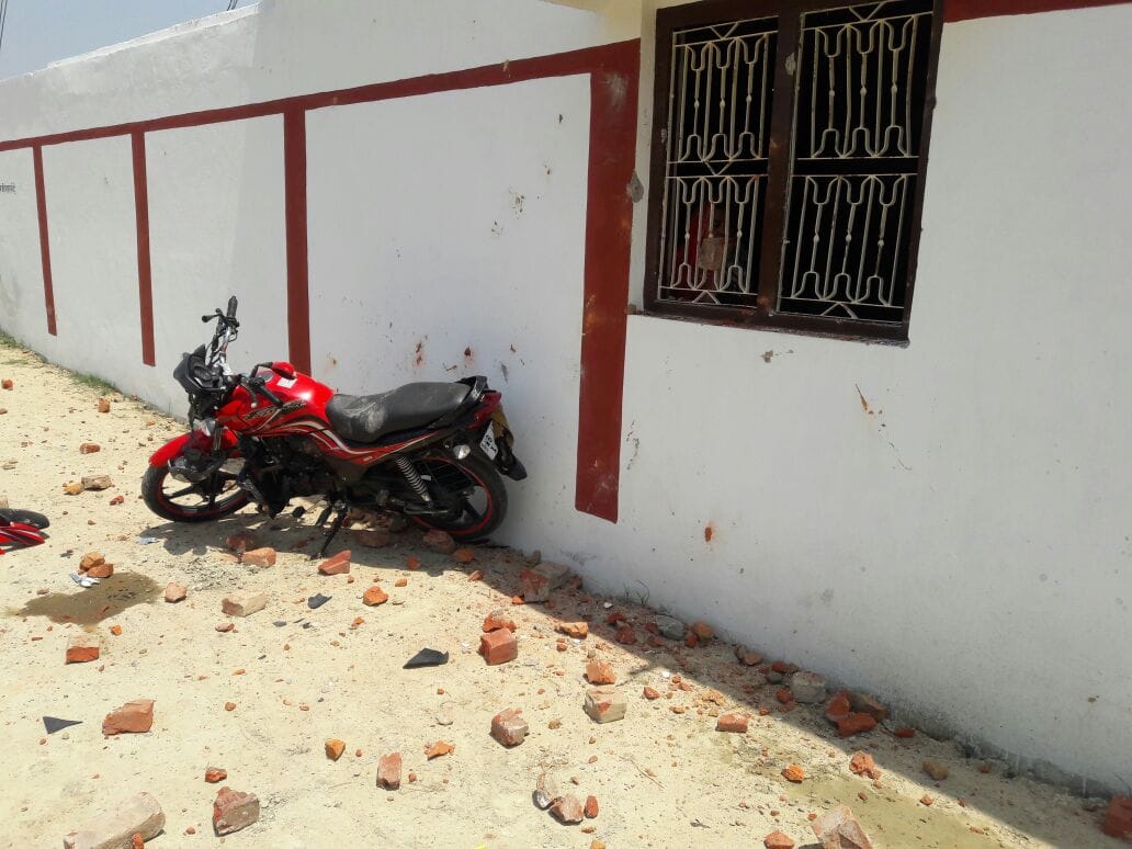 Ballia college students outrage after exam