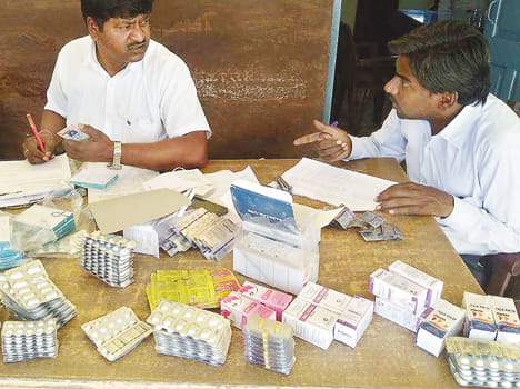 Raids in drug shops