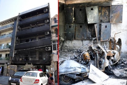 fire in kohat enclave: fire brigades came late on the spot