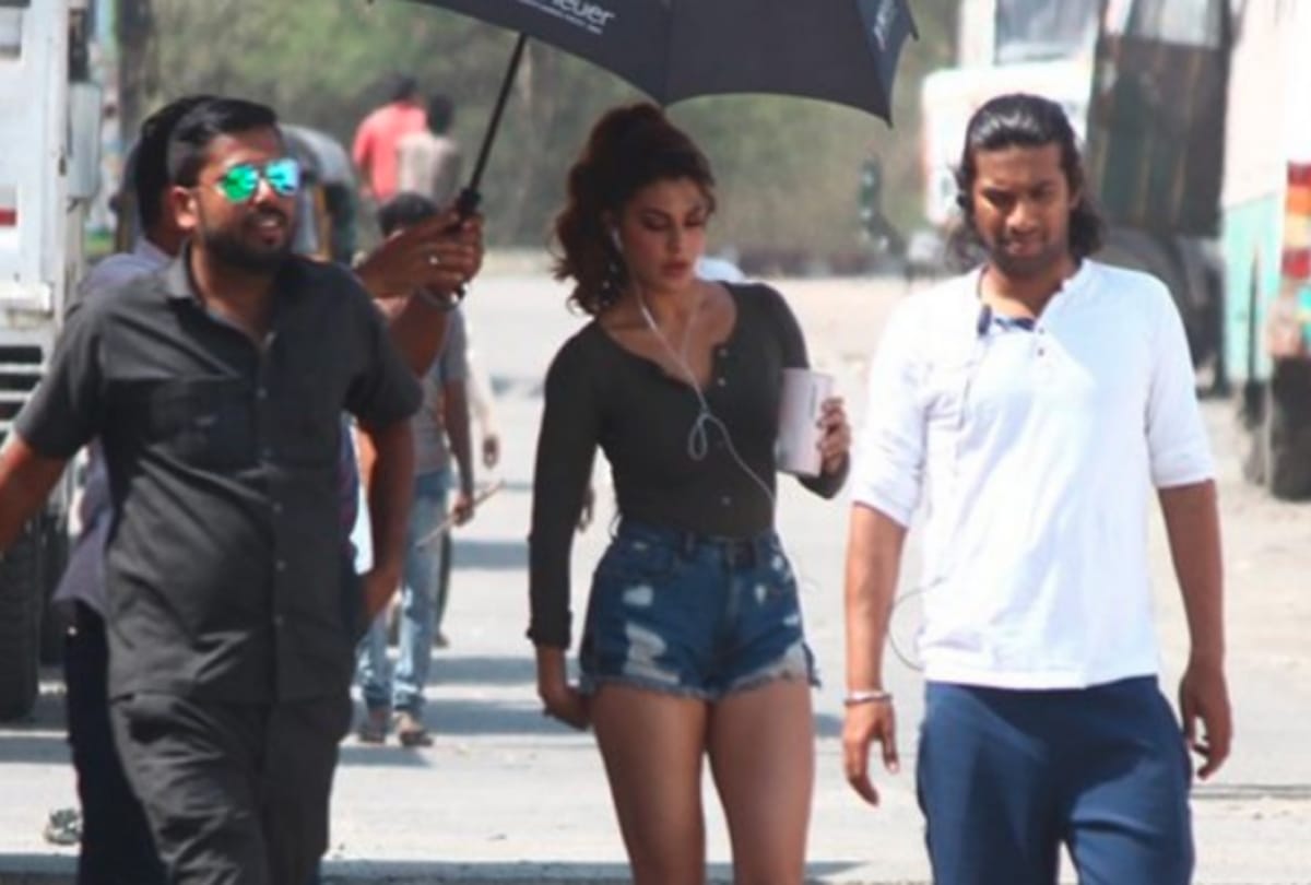 Salman Khan spotted in Mumbai film city while shooting Race 3 famous song Allah Duhai Hai