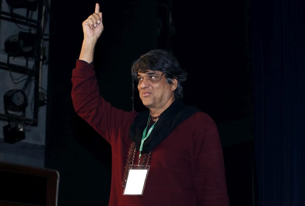 mukesh khanna in child film festival in cms lucknow.