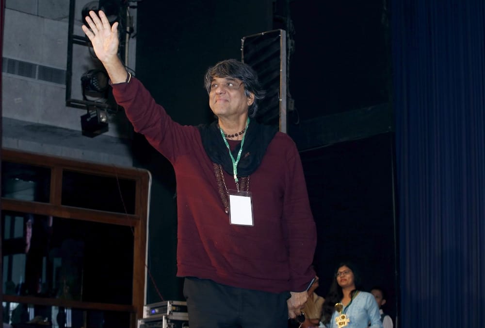 mukesh khanna in child film festival in cms lucknow.