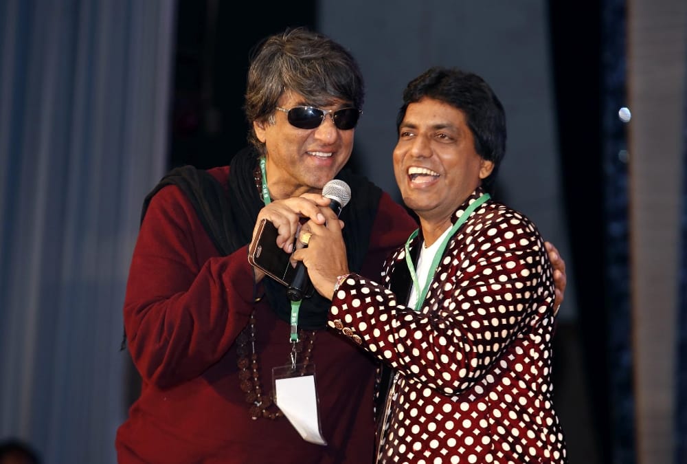 mukesh khanna in child film festival in cms lucknow.
