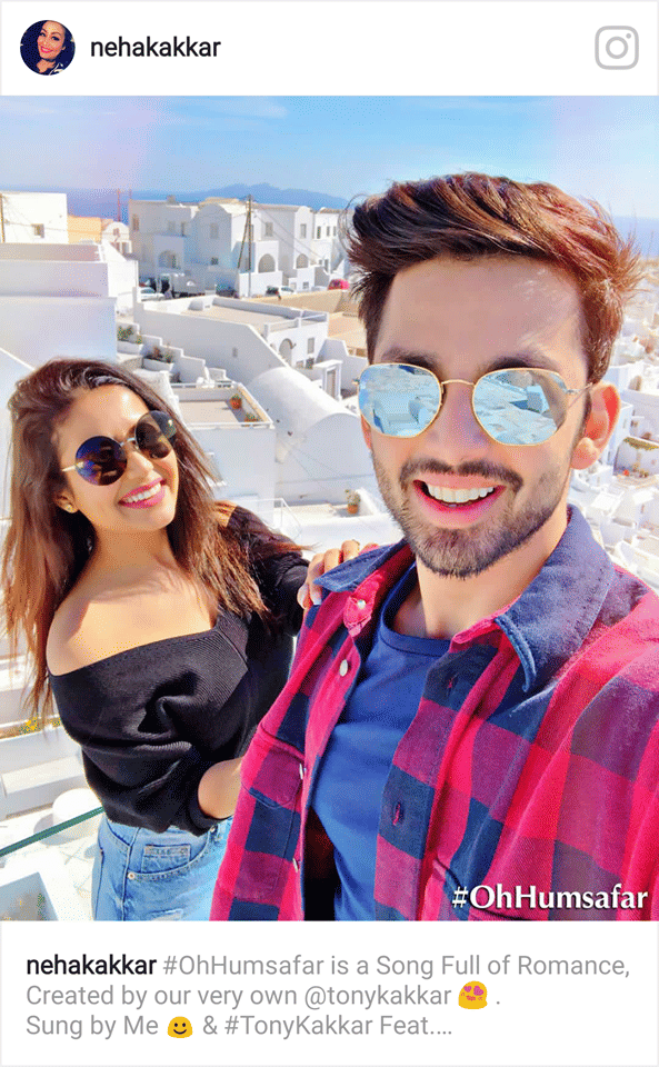 Neha kakkar and himansh kohli humsafar cute photos