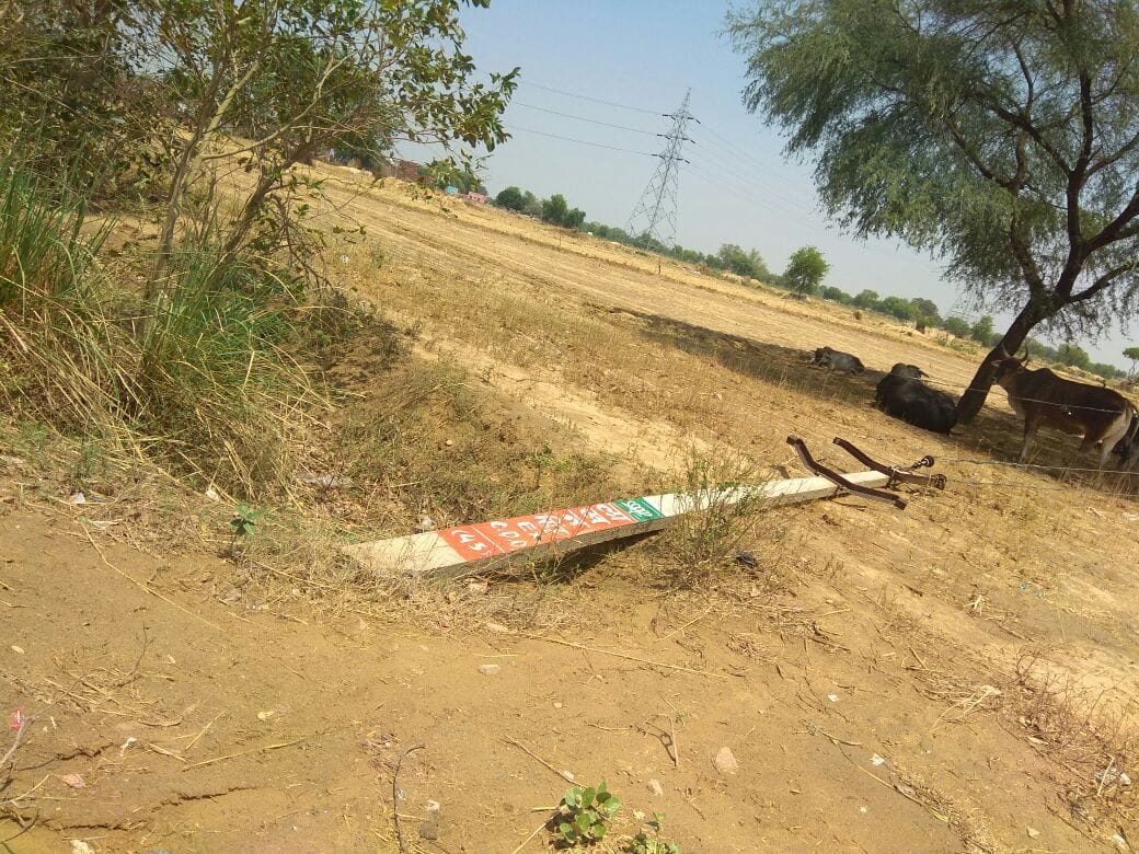 agra power cut due to storm in braj