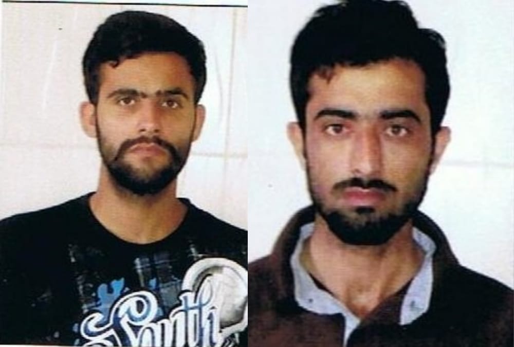 punishment to two terrorists of pakistan.