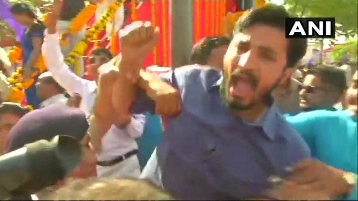 AmbedkarJayanti: Ruckus between Jignesh Mevani and BJP MP