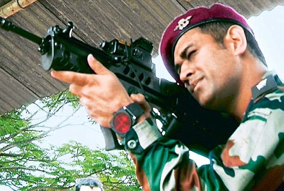 MS Dhoni shares his pistol shooting video on twitte