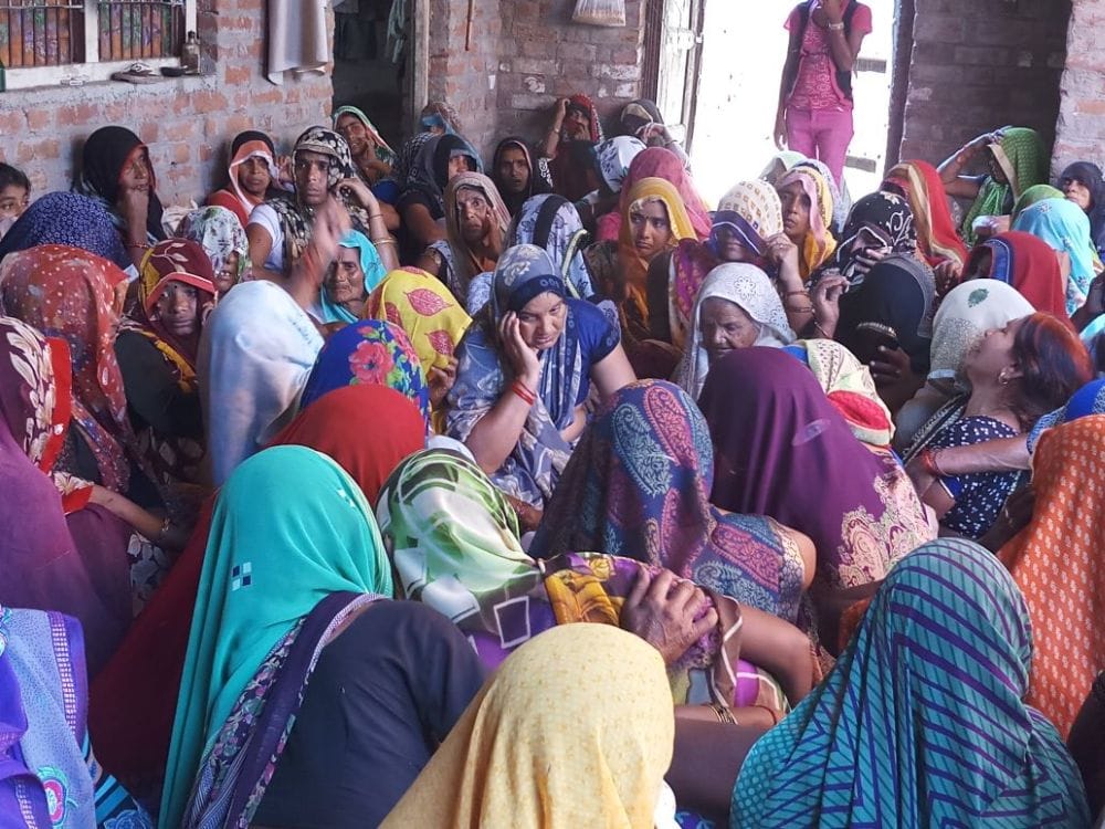 firozabad farmer death from shock  