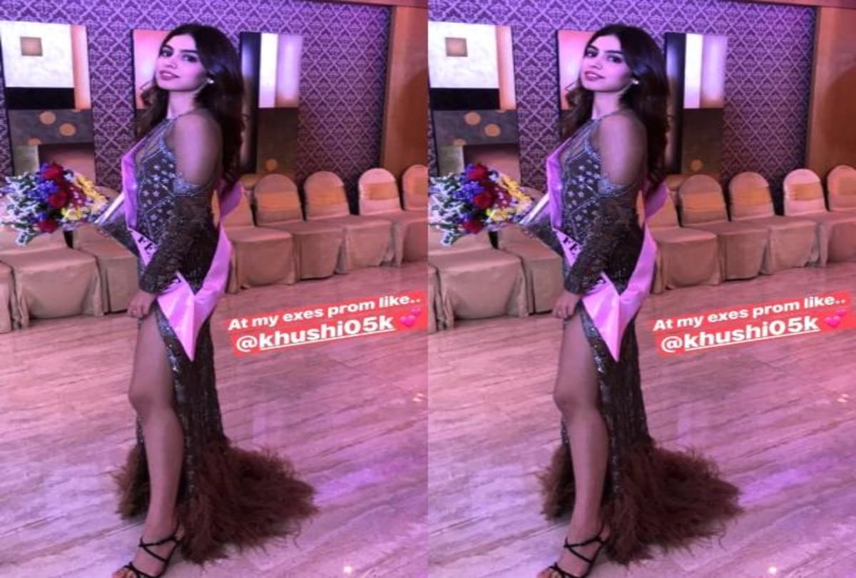 sridevis daughter khushi kapoor looks drop dead gorgeous at her prom night