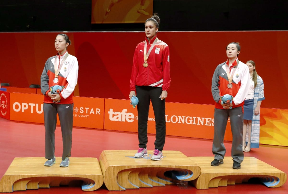 manika batra wins gold in table tennis event at cwg gold coast 2018, read her inspiring story