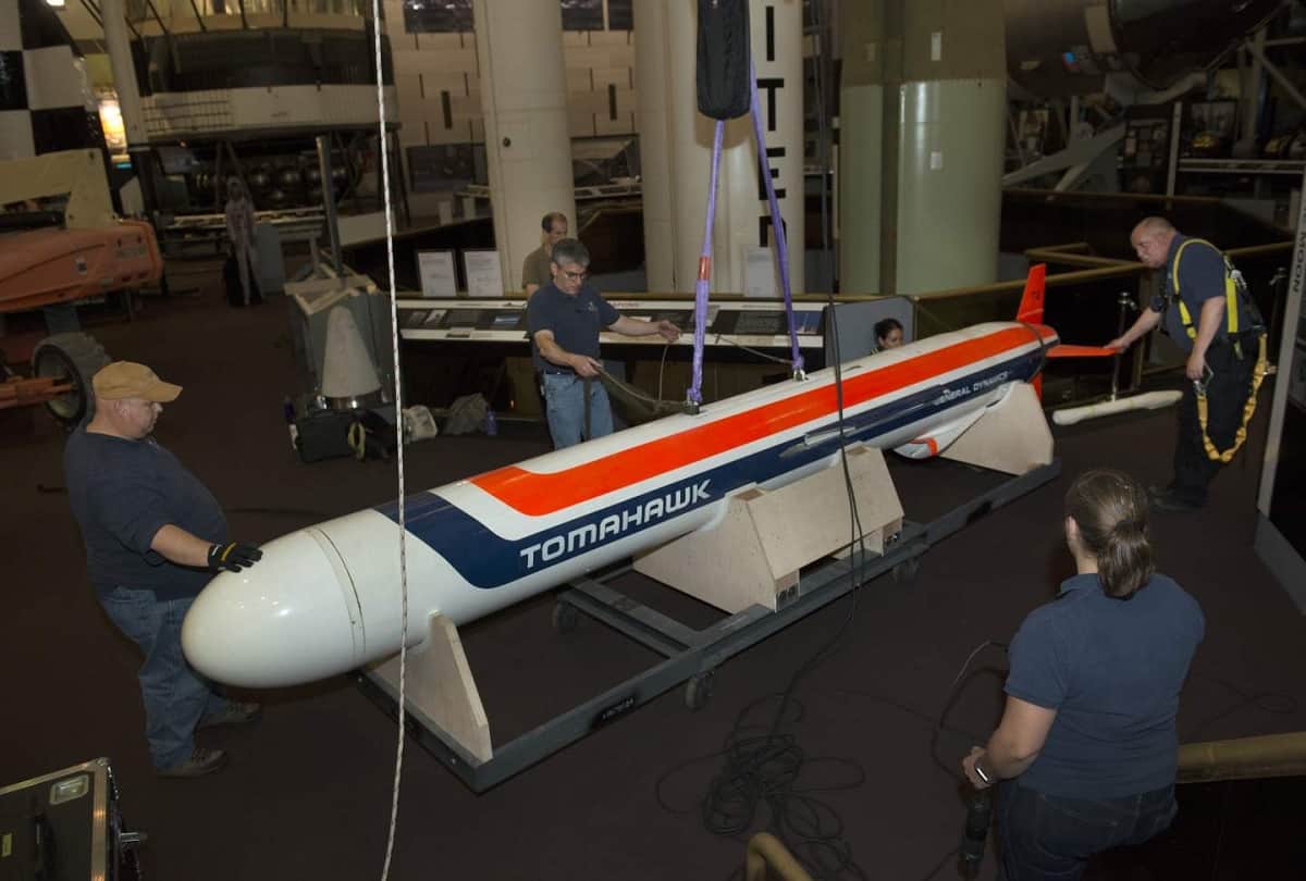 American Tomahawk Cruise Missile destruct Syria
