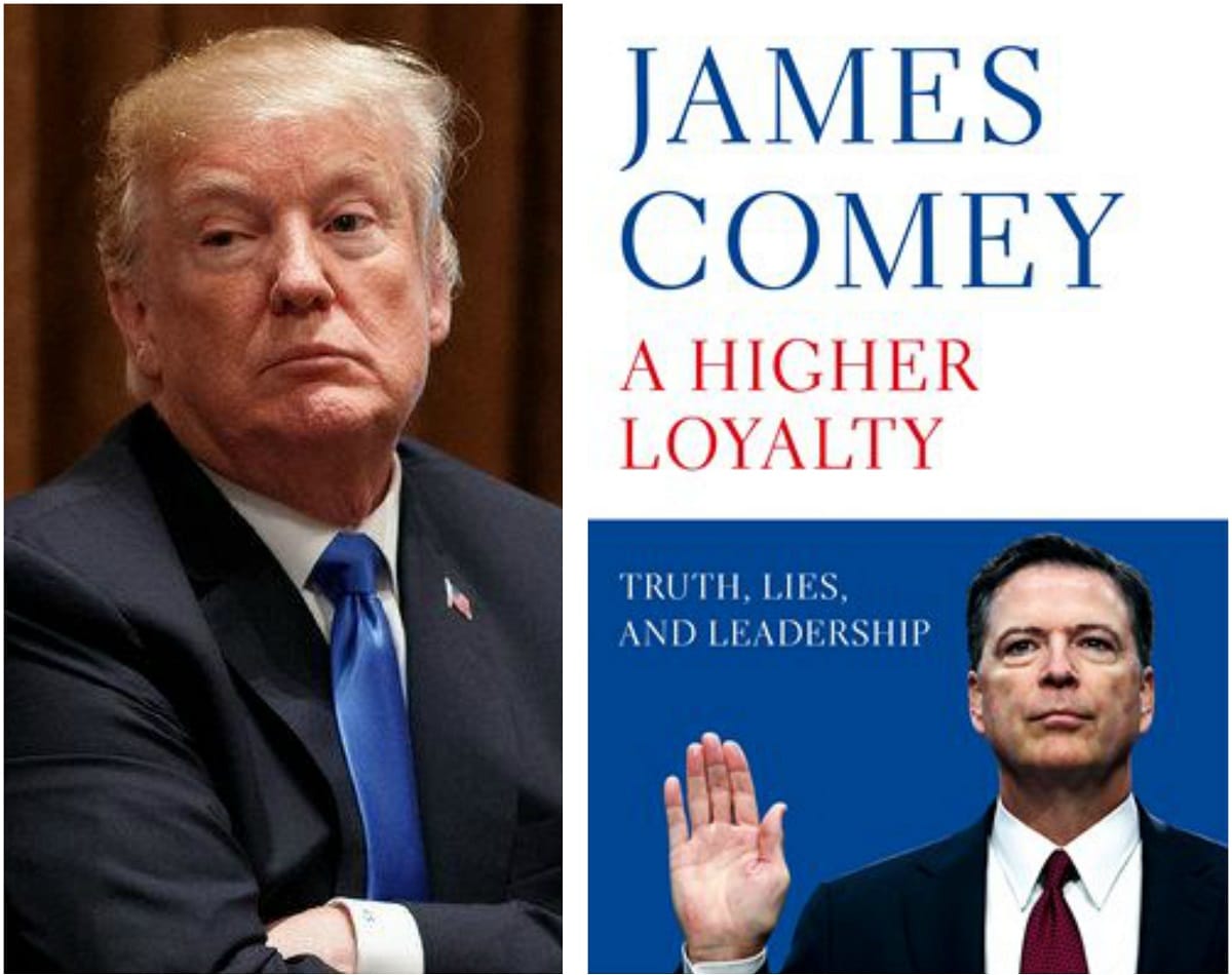 donald trump wants loyalty as same as mafia boss, former fbi director tells in his book