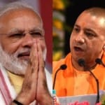 प्रधानमंत्री नरेंद्र मोदी व योगी आदित्यनाथ।
