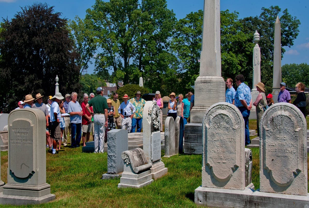 people feel happy to roam the cemeteries in Denmark