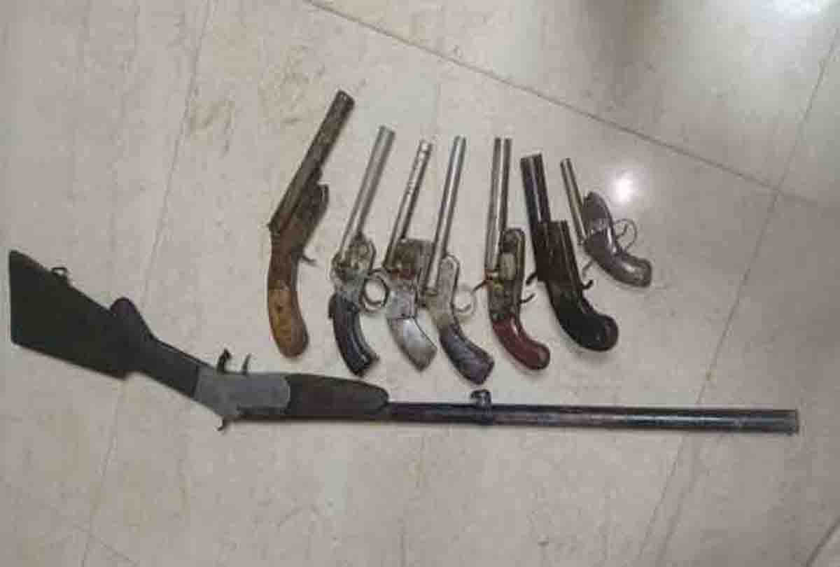 illegal weapon factory caught in hamirpur