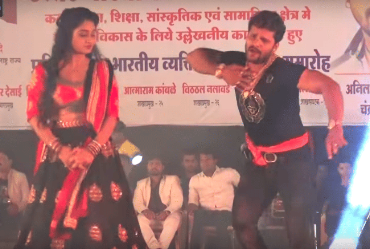 Khesari Lal Yadav and Ritu Singh song Tempu Se Jaali has been viral