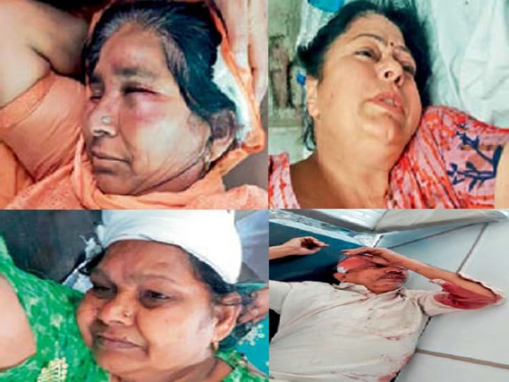 road accident in punjab, lady was shouting for help, people were busy in capturing video