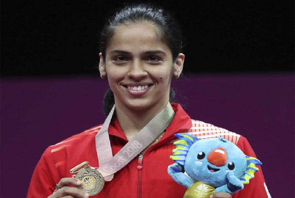 saina nehwal enters in top ten srikanth is at third position
