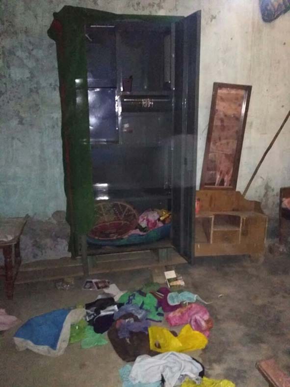 Day-to-day stealing in house adjacent to Highway