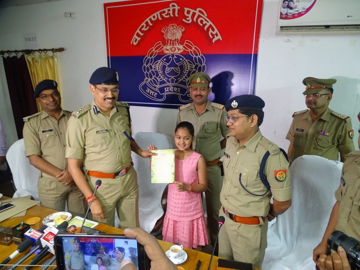 varanasi police new effort for school kids by police summer camp