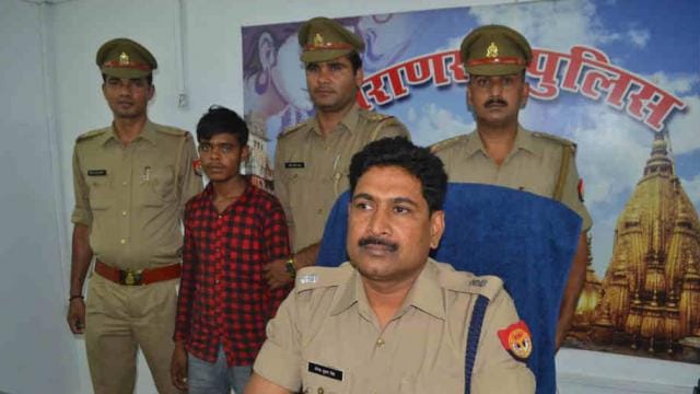 varanasi police arrest hardcore criminal who runa away from mumbai police custody