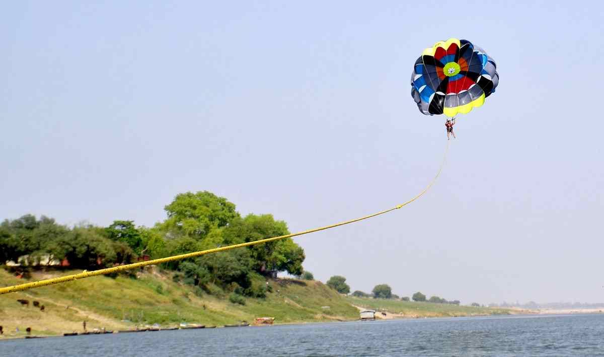 Adventure games and water sports start in varanasi