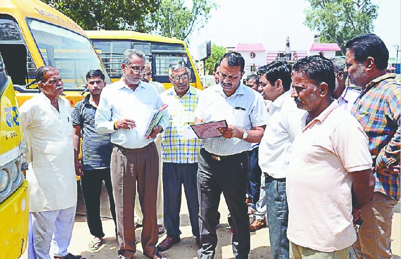 76 vehicles of schools in failed test