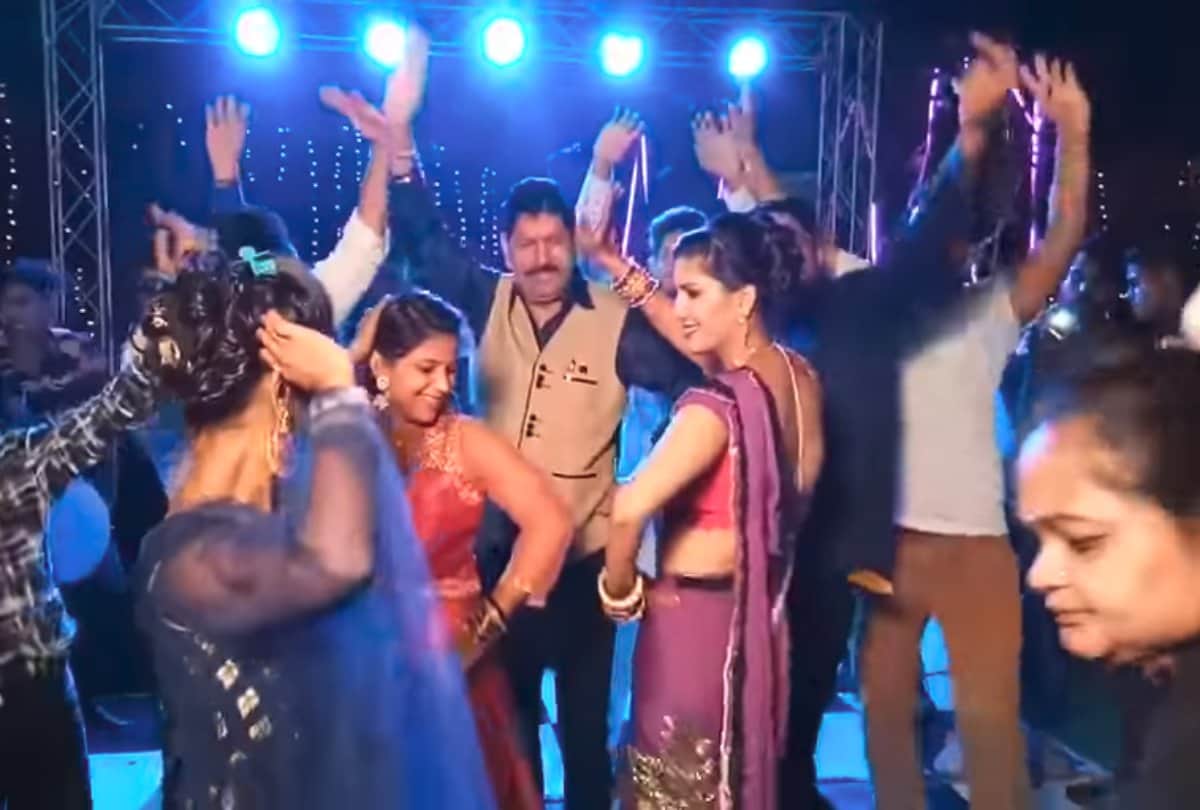sapna choudhary dance at brother marriage video viral