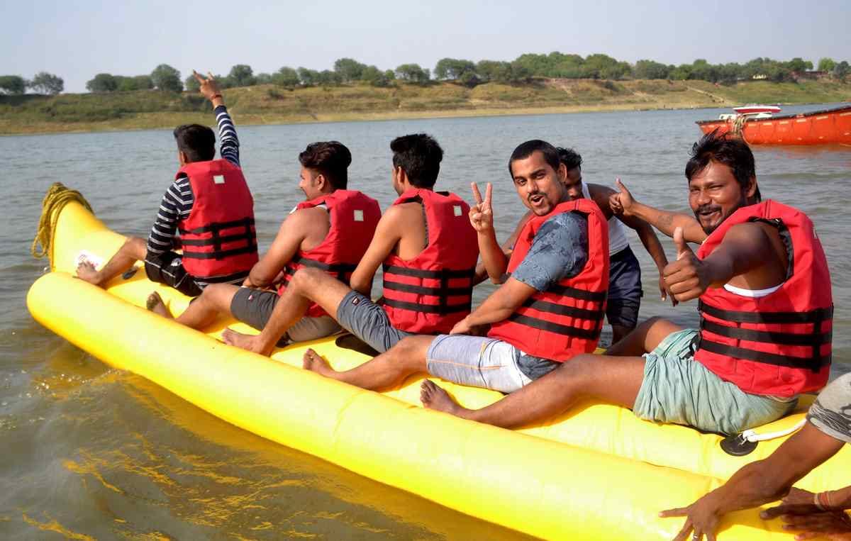 Enjoy water sports adventure games now in varanasi like mumbai and goa