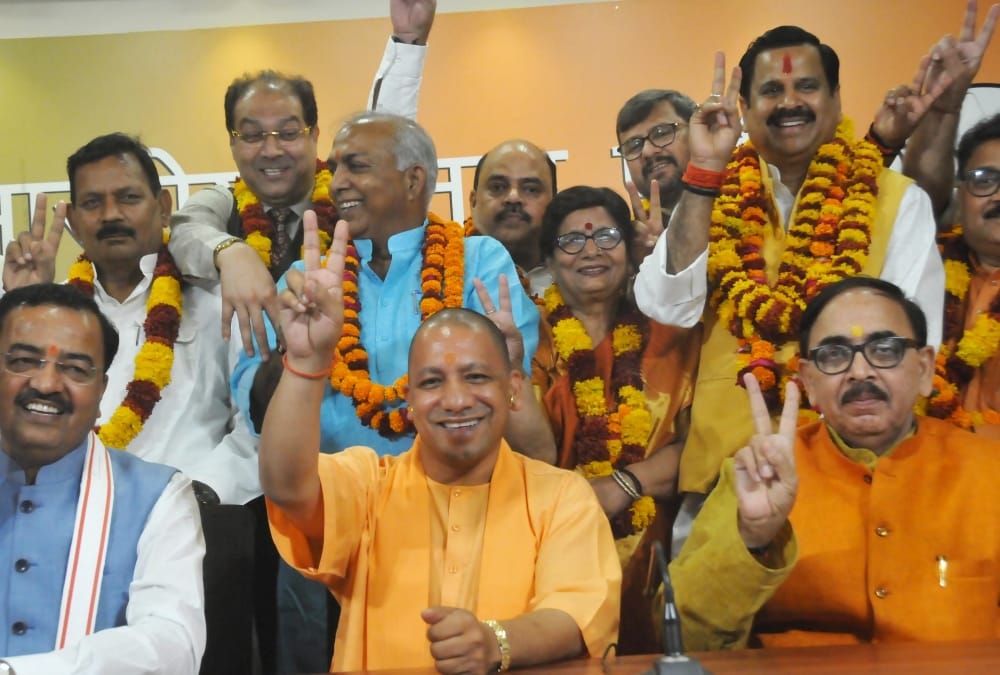 uttar pradesh member of lagislative election candidates file nomination.