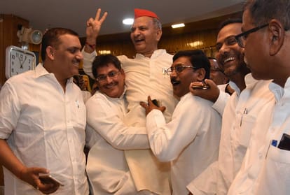uttar pradesh member of lagislative election candidates file nomination.