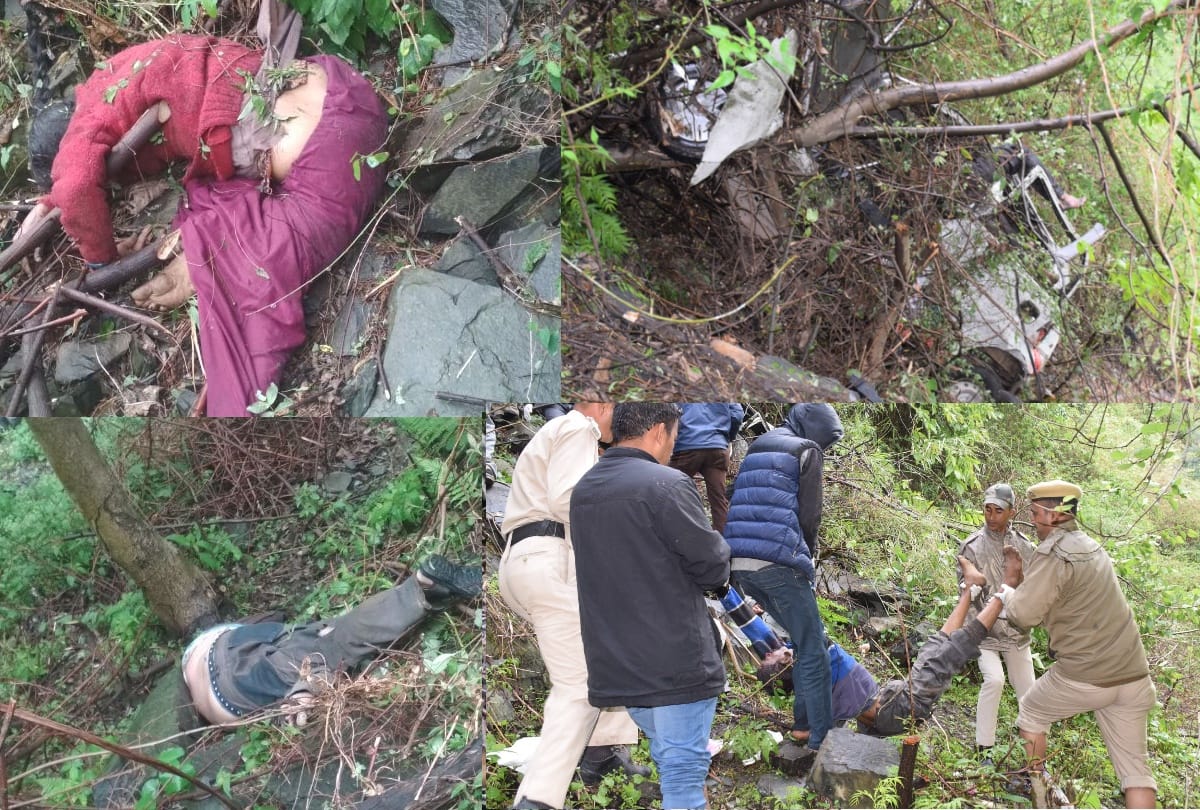 4 killed after car falls into gorge Kullu Himachal Pradesh