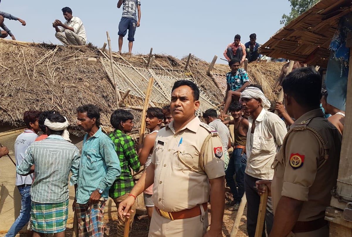 leopard entered in villager's home in bahraich