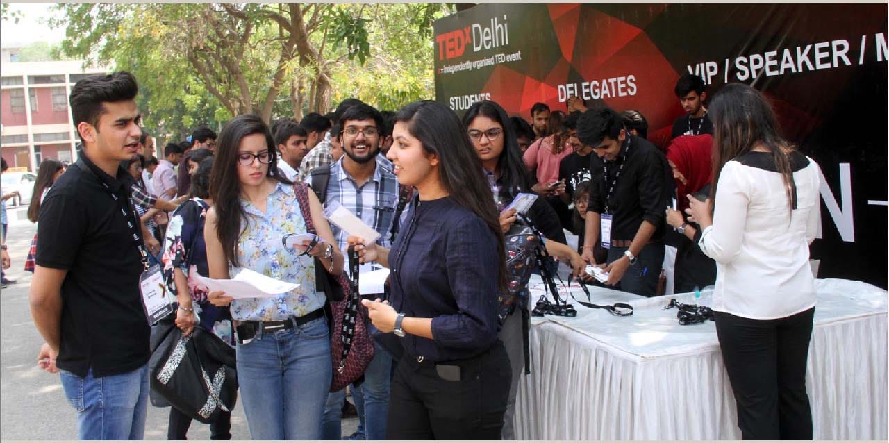The launch of TED X Delhi to bring humanity to life, media partner "Amar Ujala"