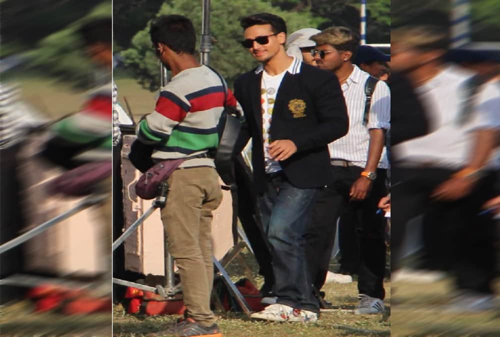 Tiger shroff student look with gul panag and sameer soni in dehradun