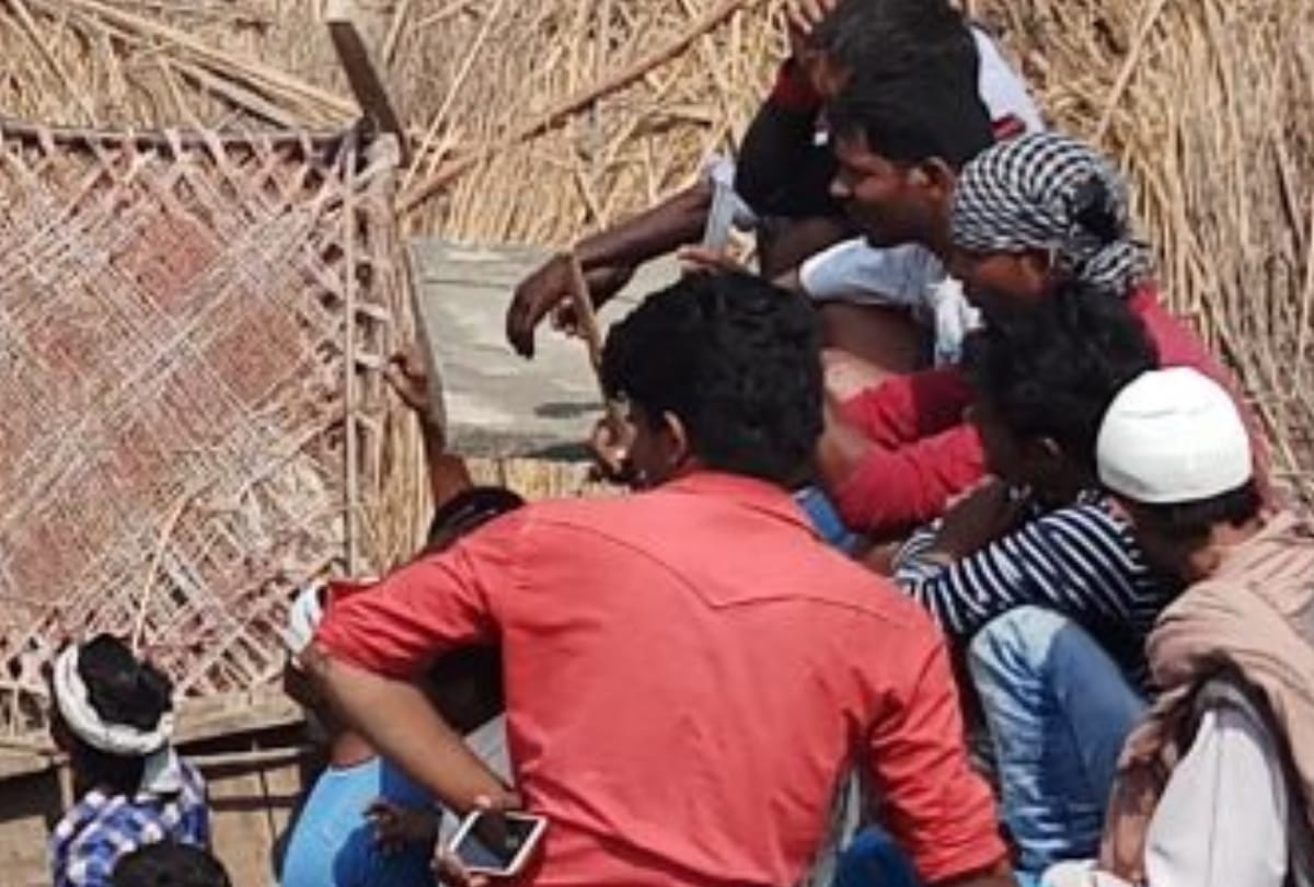 leopard entered in villager's home in bahraich