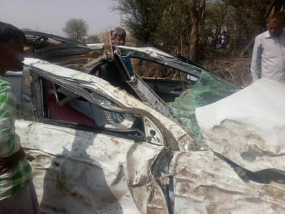 bsf retired dig sumer singh yadav and mother died in road accident in haryana