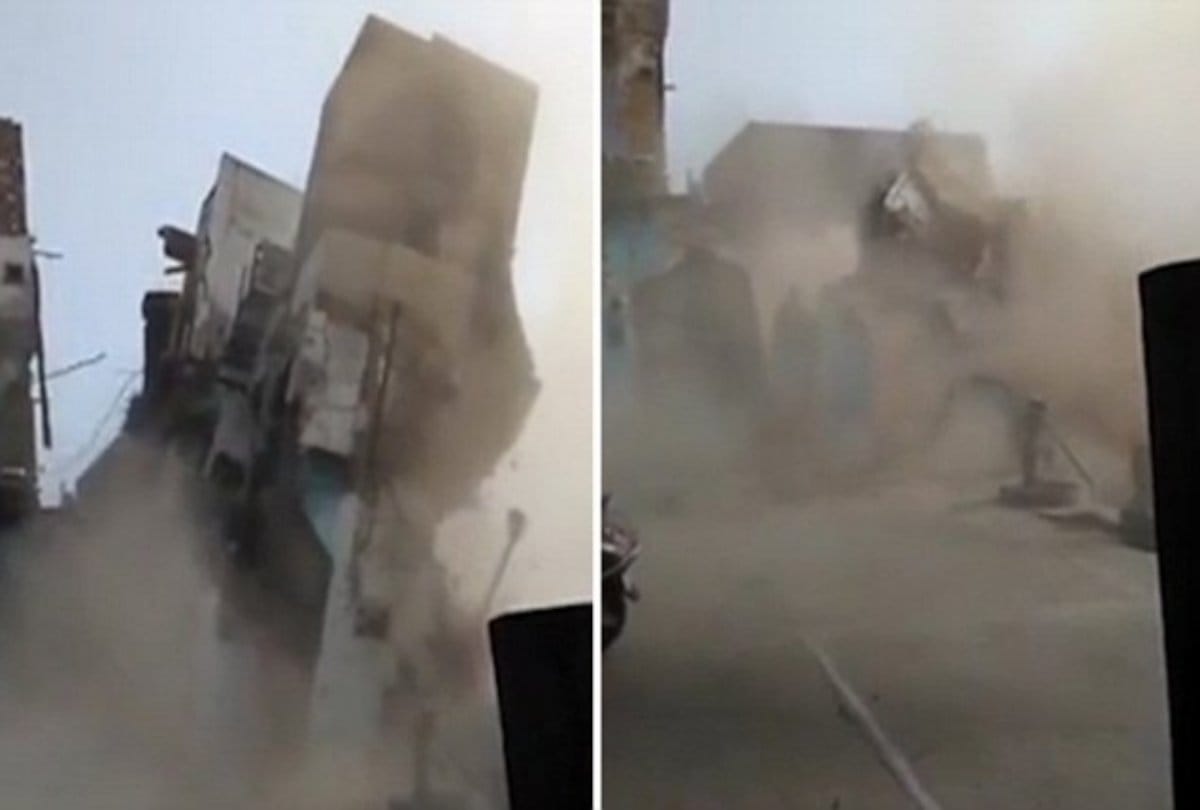 shahberi building collapse After the accused was laughing