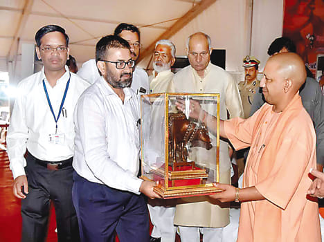 Role model of destitute cow's shelter site becomes DM
