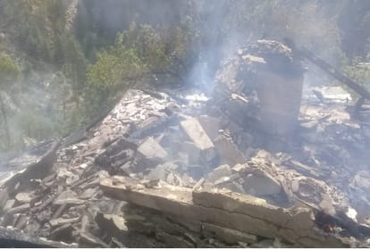 House gutted in fire in chaupal shimla