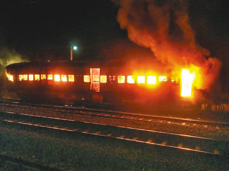 Burning Train Bunny At-Couch Shuttle