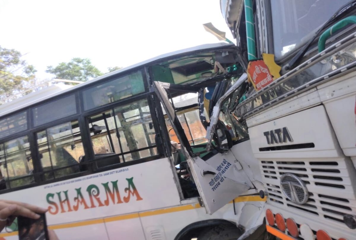 six passenger injured in a bus and truck collision