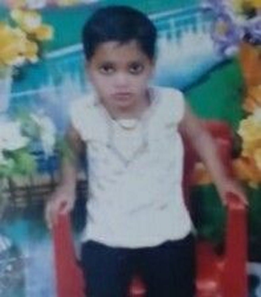 a girl child died in accident