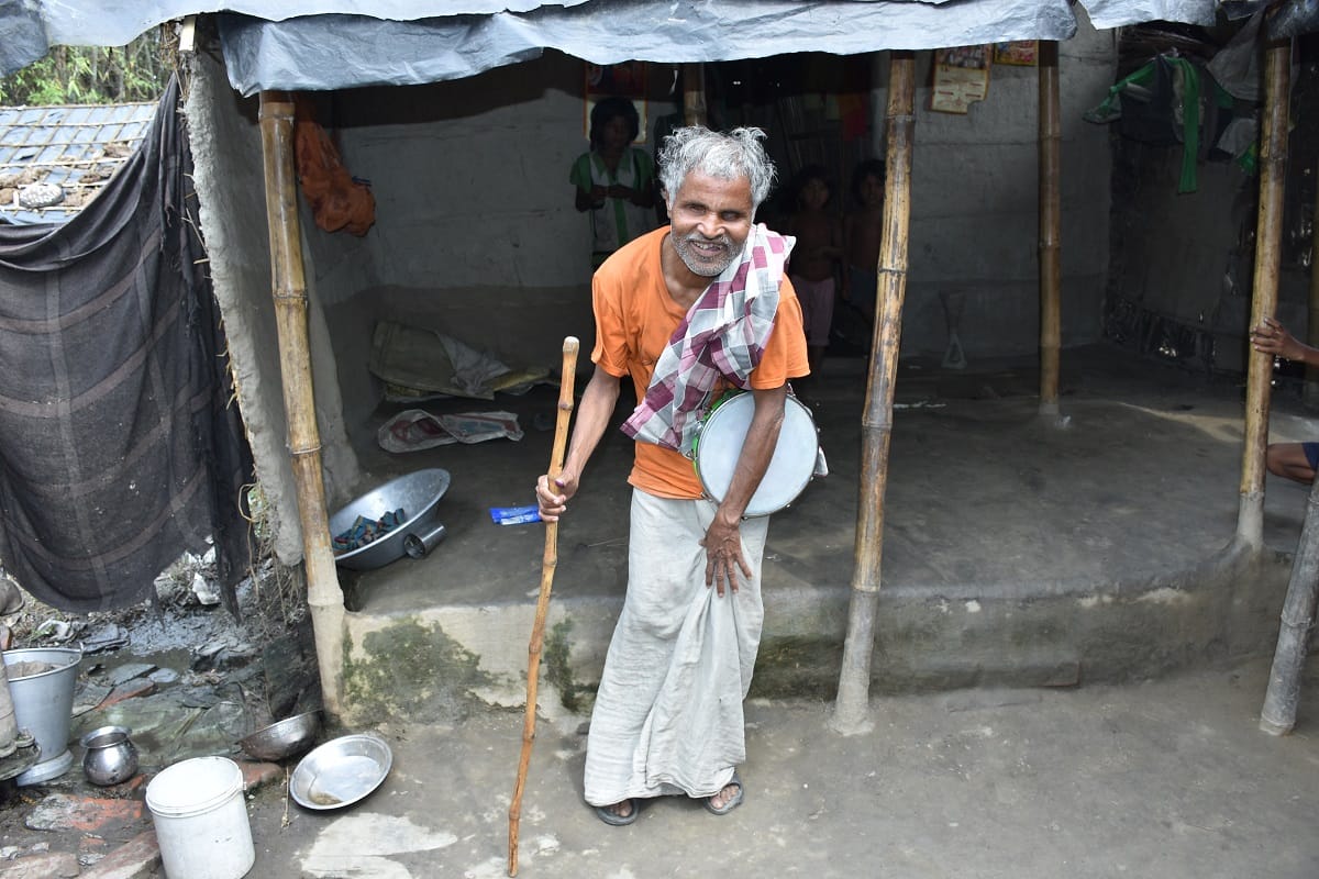 Bihar: blind man who prepare toilet to support Swachh Bharat Abhiyan