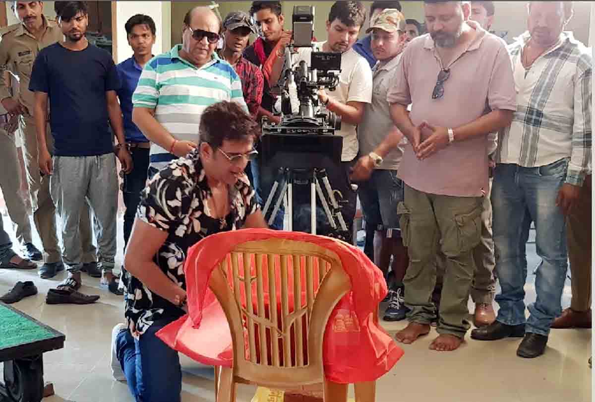 actor ravi kishan film sanki daroga shooting in unnao