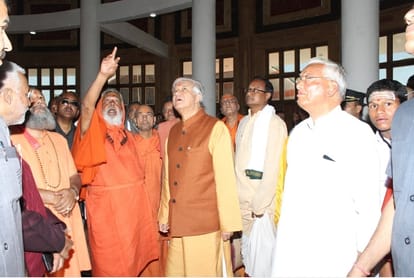 worlds biggest sri yantra established in uttarakhand dol ashram