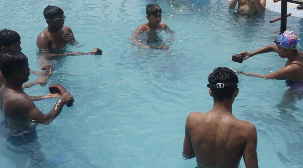 agra underwater hockey played in India for the first time