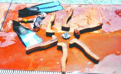agra underwater hockey played in India for the first time