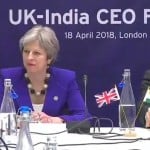 ब्रिटिश पीएम टेरीजा, पीएम मोदी
